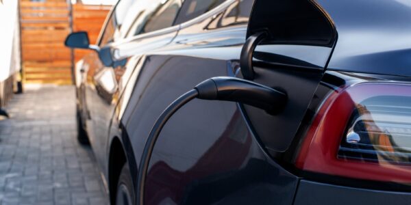 back of black car with plugged charger during fuel 2023 11 27 05 17 50 utc